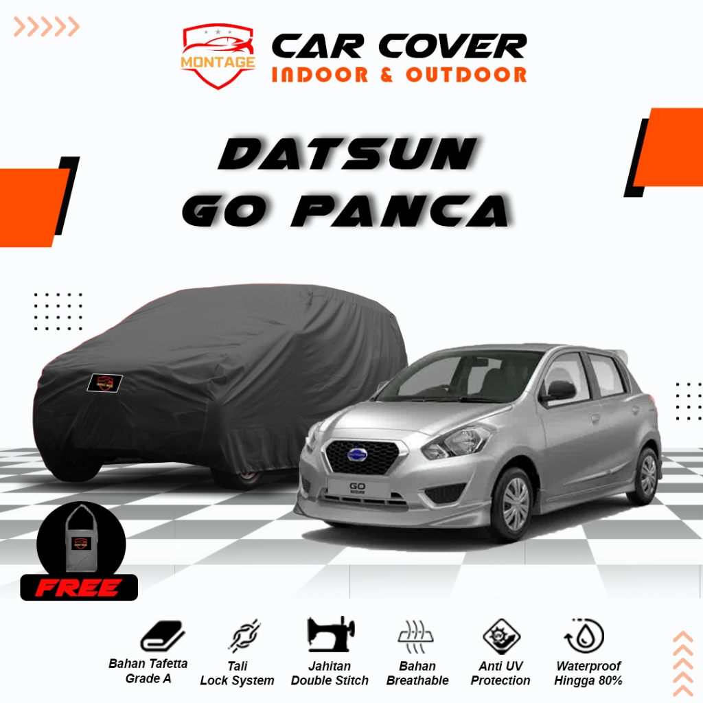 Body Cover Mobil Datsun Go Panca / Sarung Mobil Datsun Go 2 Baris / Penutup Mobil Datsun Go Panca