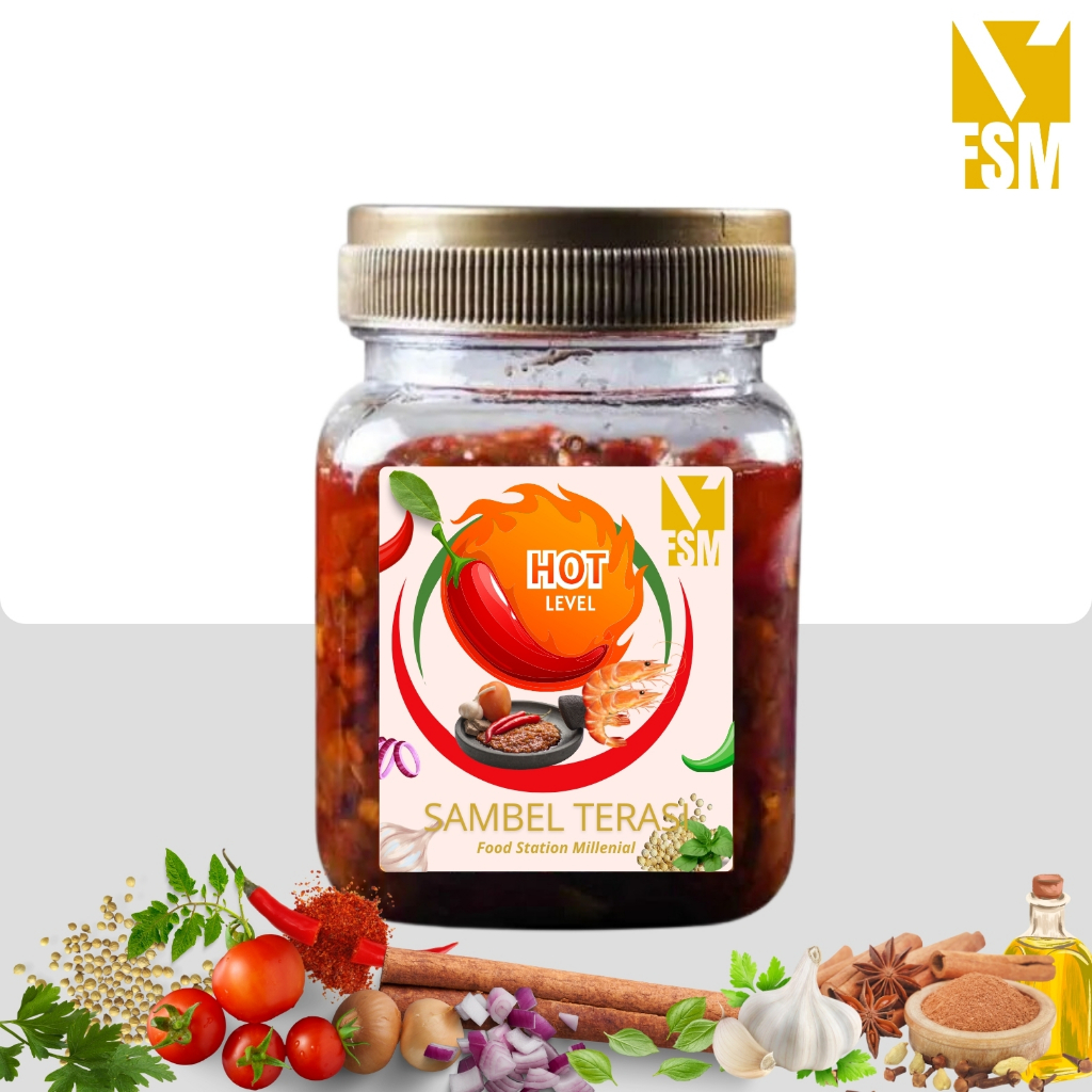 

Sambal Terasi Pedas Gurih - Food Station Millenial Group - Sambal Nusantara