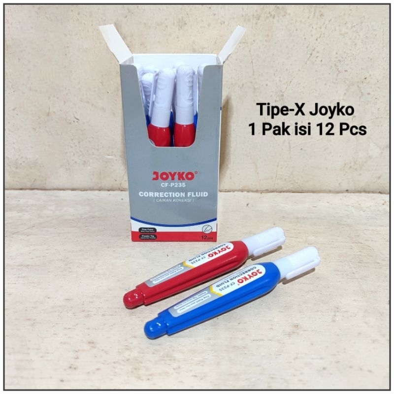 

1 Pak Correction Fluid Joyko CF P235 Isi 12 Pcs