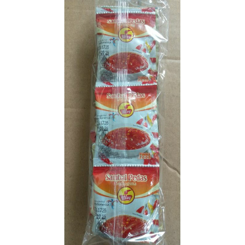 

sambal PEDAS uleg sachet