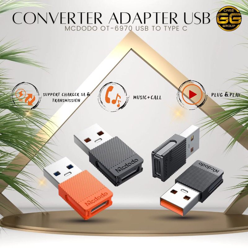 CONVERTOR MCDODO TYPE C TO USB