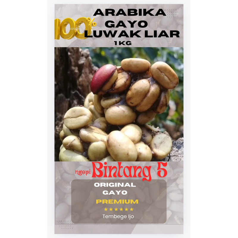 

Arabika Gayo Luwak Liar 1 kg