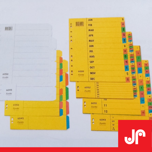 

BANTEX 6050 6052 6059 6043 6051 STRONG LINE/ PEMBATAS BINDER DIVIDER A4 WARNA INDEX PEMBATAS DOKUMEN FILE ORDNER