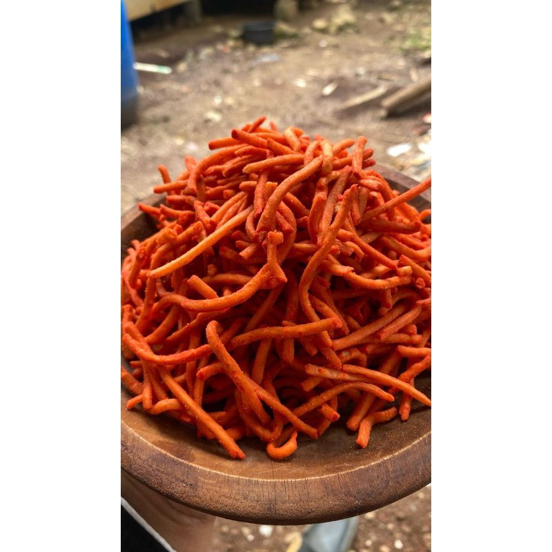 

Sistik Pedas Asin Balado Cemilan Snack 1kg, 500gram, 250gram
