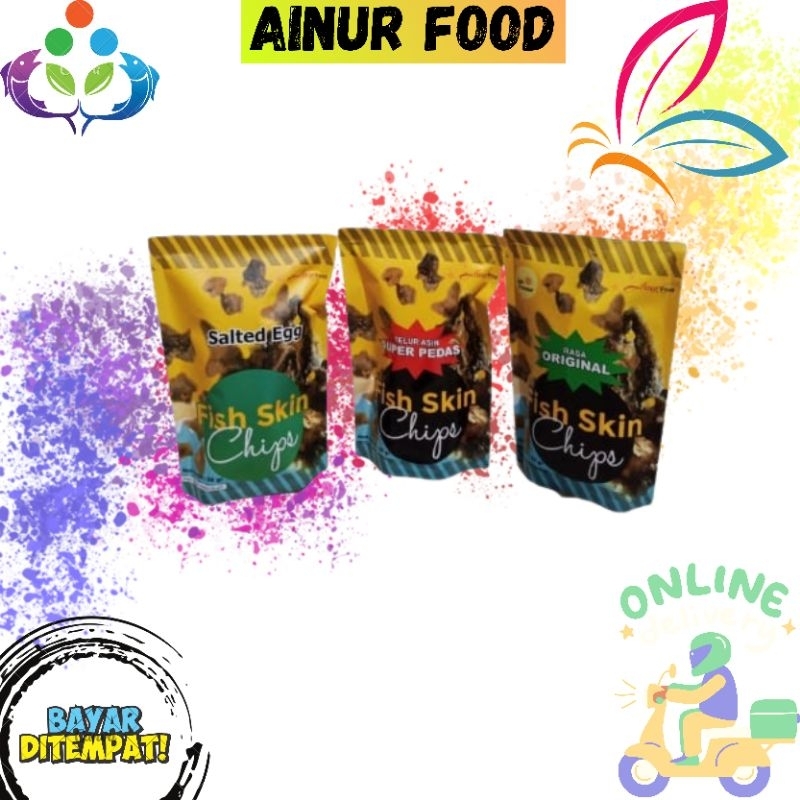 

Kerupuk kulit Ikan PATIN 50gr Gurih dan Renyah