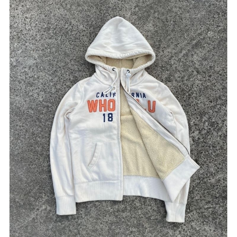 Hoodie Zipper Who. A. U Sherpa