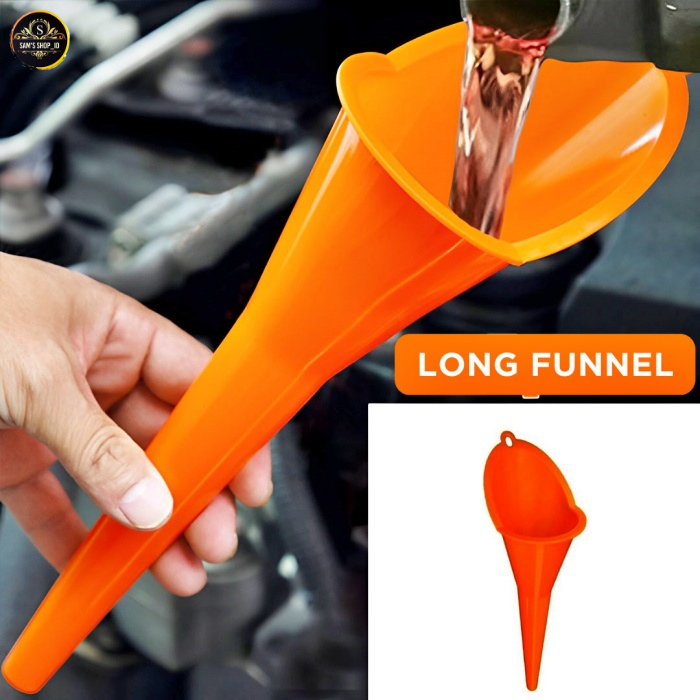 Corong Bensin Oli Motor Mobil Panjang