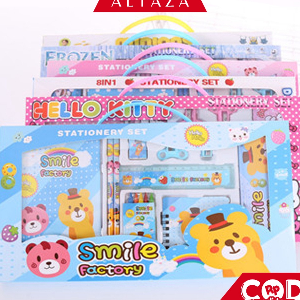 

Dijamin Baru ALTAZA COD Paket Alat Tulis Set Stationery Set Study Anak Karakter STY7