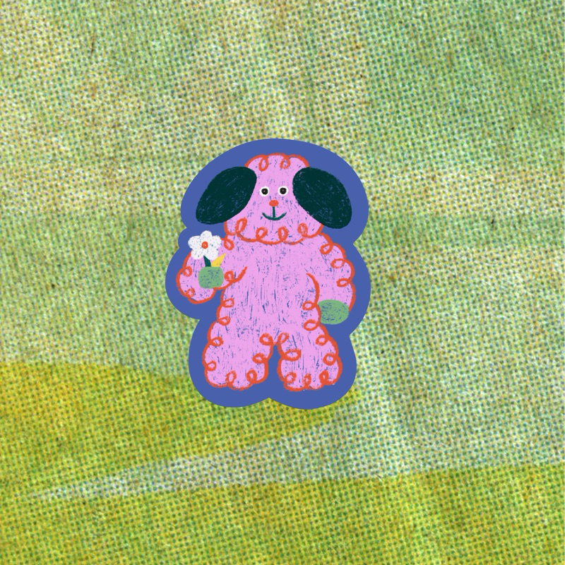 

Daisy Dog Die Cut Sticker