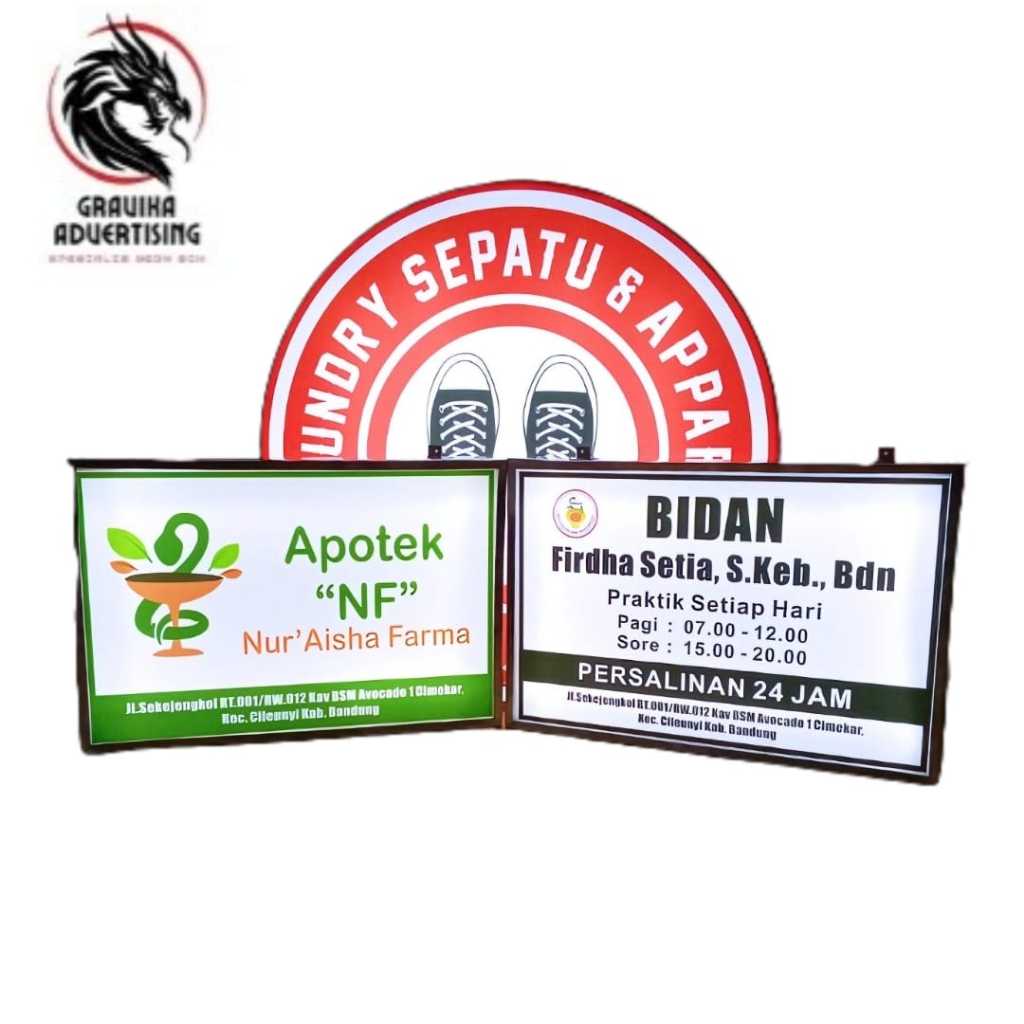 PROMO SATU HAR JADI NEON BOX CUSTOM AKRILIK DUA SISI