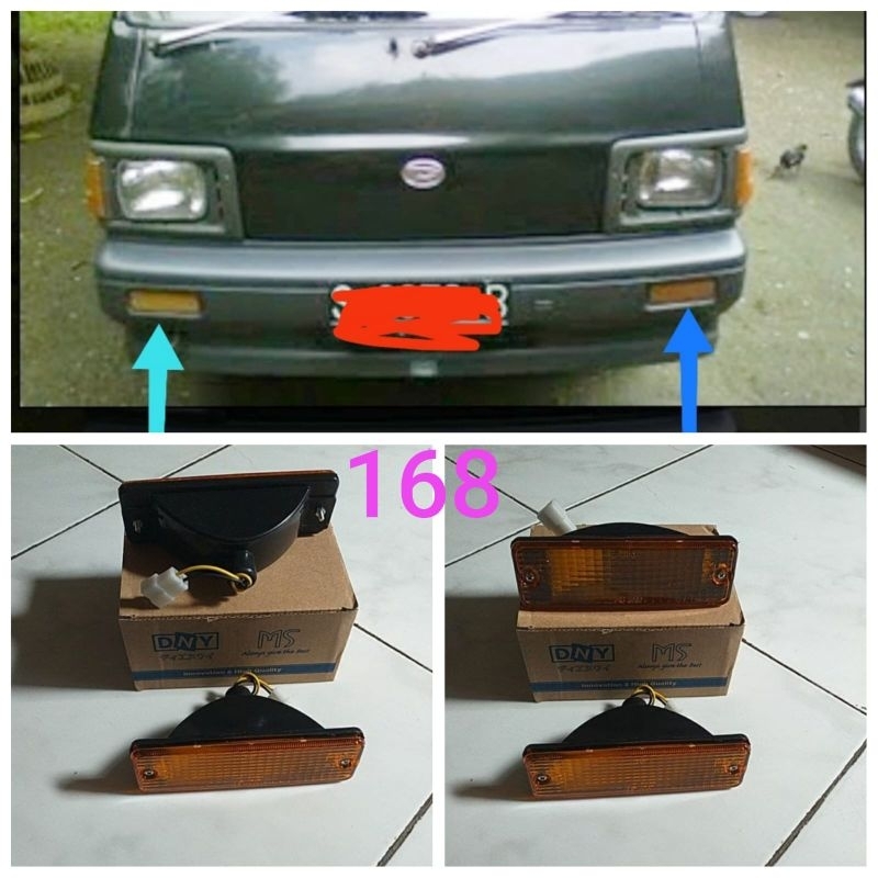 LAMPU BUMPER DEPAN ZEBRA 1000 cc S88 1SET