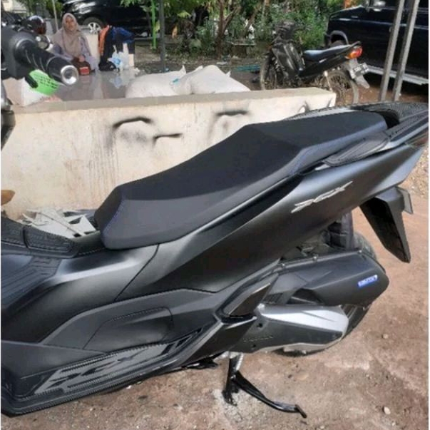 JOK PCX 150/160 MODEL SLIM TINGKAT POLOS AMPLAS KASAT ANTI SLIP-jok PCX 150 PCX 160