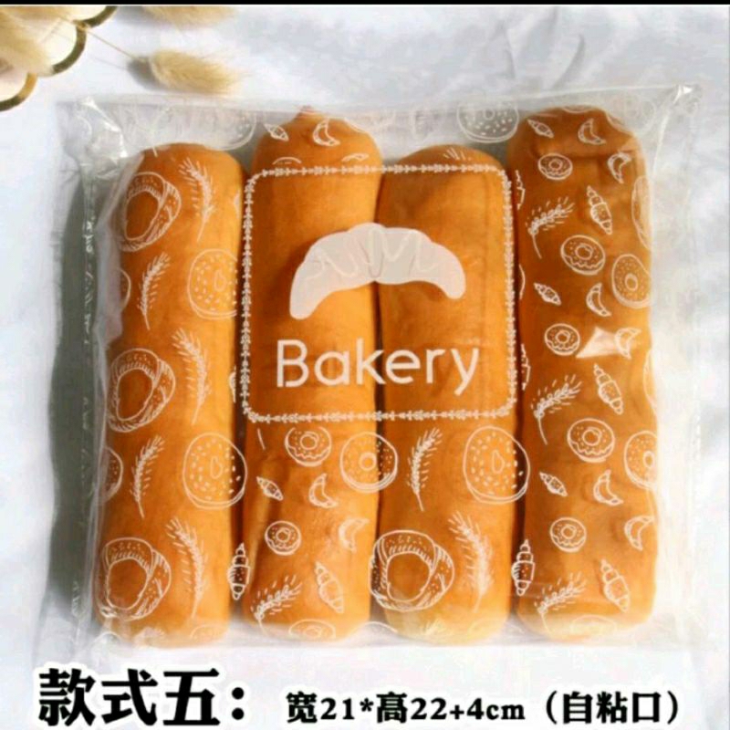 

100 pcs plastik roti cookies 21×22cm