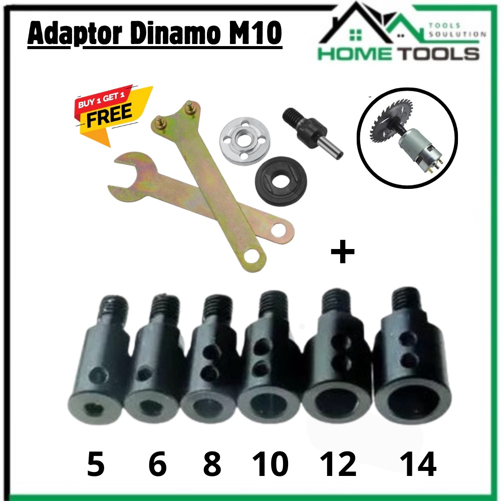 Paket Konektor Sambungan As Dinamo 775 Ke Gerinda Adaptor Dinamo Buat Mesin Pompa Jadi Gerinda Multi