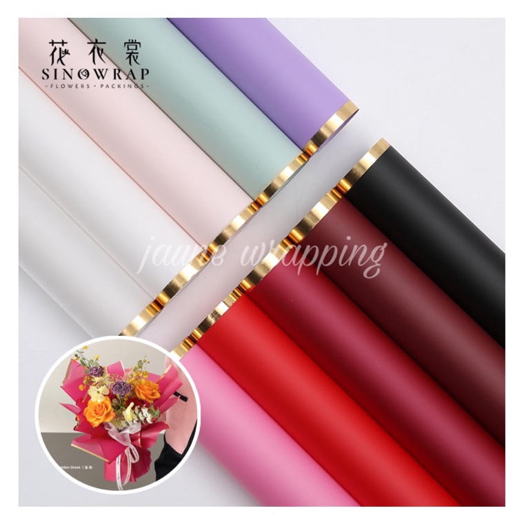 

Kejutan Murah 1PAK2LEMBAR JFZ Kertas Buket Bunga Flower Wrapping Paper Cellophane