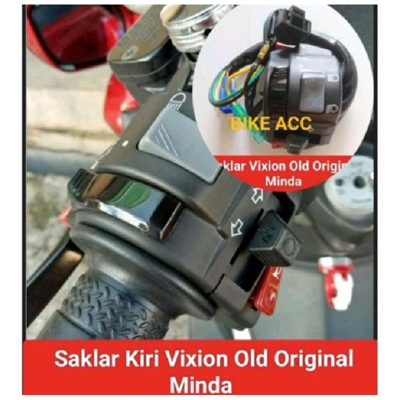 saklar kiri Vixion old original Minda switch saklar Vixion old