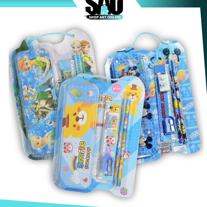 

Pasti Istimewa SAO S6139 Souvenir Stationery Collection Stationery Set Souvenir Anak Fancy Set Anak Motif Karakter Lucu Set Alat Tulis 6 in 1