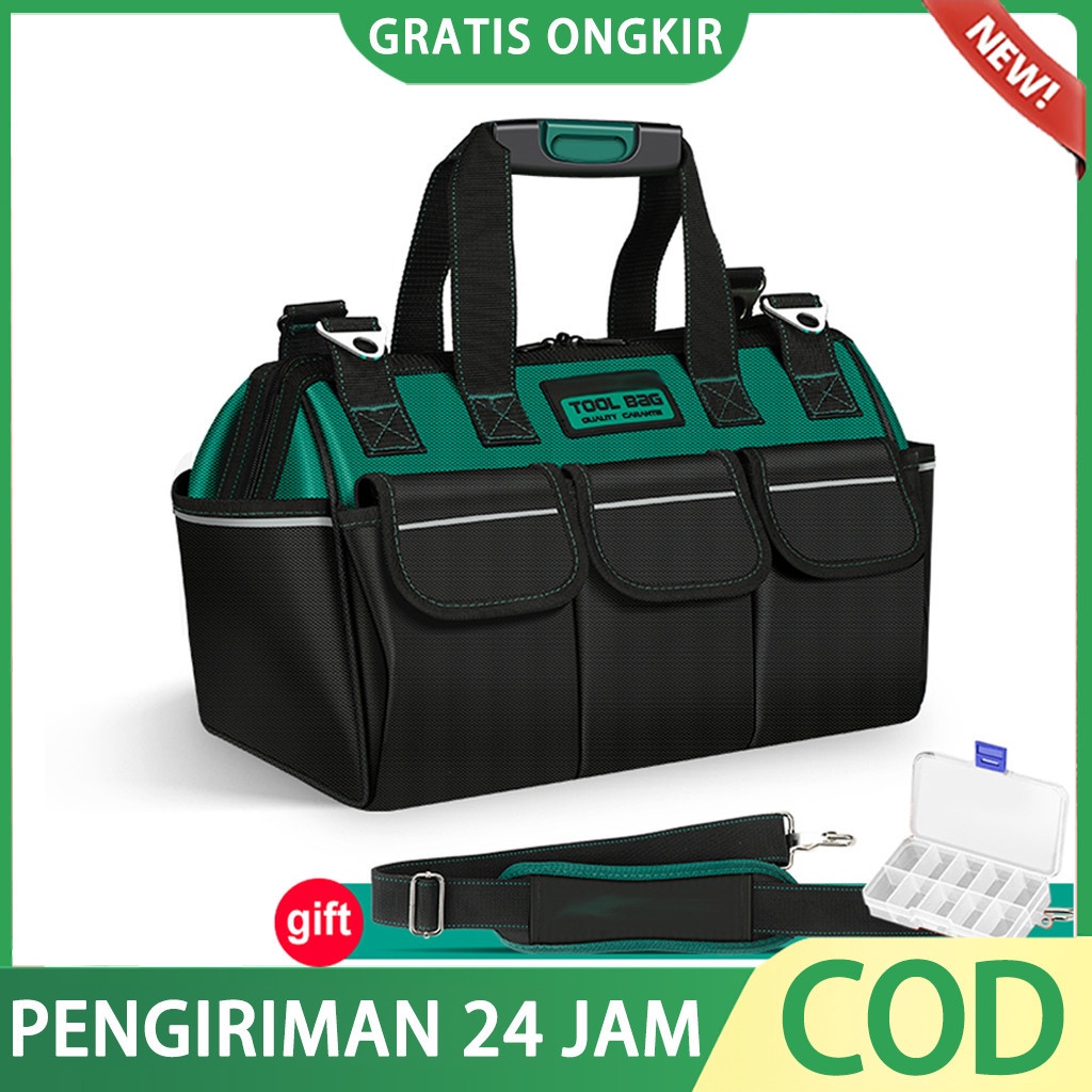 tas perkakas Tool Bag 1323 Inch Kain Oxford Tebal Tas Alat Perkakas Kuat Tas Perkakas Toolkit Tool b