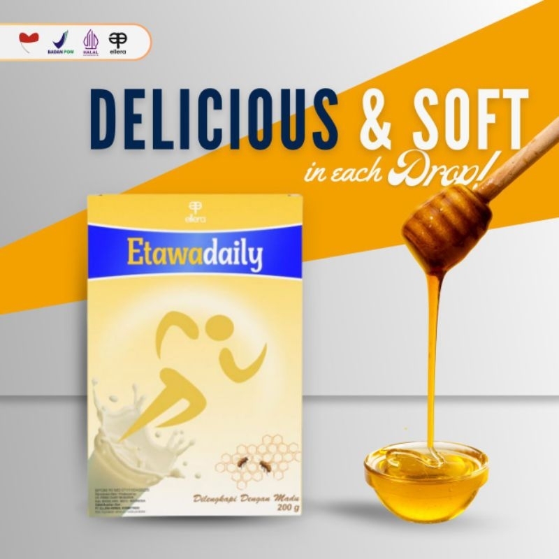

etawadaily susu etawa plus madu BPOM halal Asli 100%