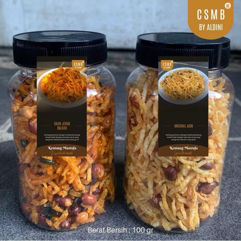 

Kentang Musfota Kering Mix Mini Jar 100 gr 300ml Premium untuk makanan Liburan / travelling kuat 1 bulan makanan haji dan umrah