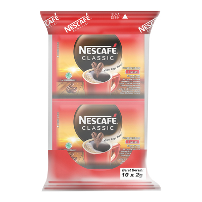 

Nescafe Kopi Klasik Sachet isi 10 x 2 gr