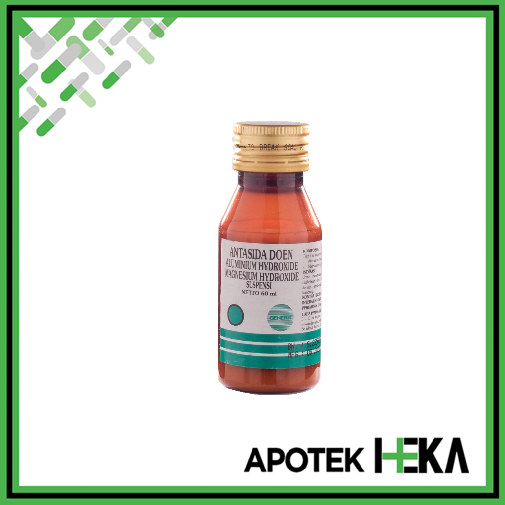 Antasida Doen Sirup Erela 60 ml - Syrup Lambung Maag [Depok]