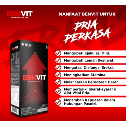 BENVIT - MINUMAN PENAMBAH STAMINA DAN VITALITAS PRIA