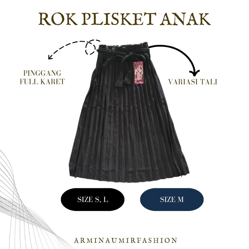 Kulot Plisket Anak Tanggung