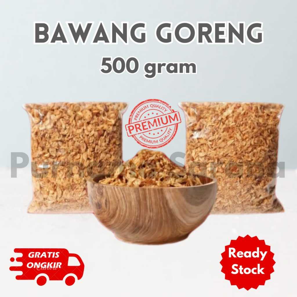 

Bawang Goreng Premium/ Premium Fried/bawang goreng 500gr/bawang goreng/termurah