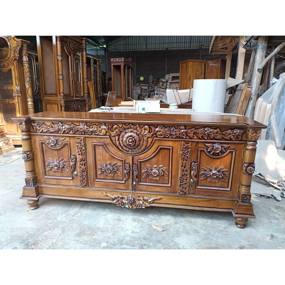 bufet tv matahari kayu jati | bufet kayu jati / bufet tv BULAN kayu jati / bufet matahari kayu jati