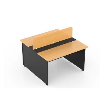 Meja Kerja Kantor 2 staff / Meja Kerja Partisi / Kubikal Kantor / Meja Kantor Dengan Sekat Pembata /