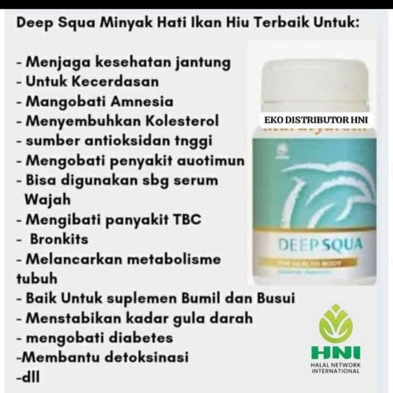 Deep Squa (Minyak Hati Ikan Hiu) HNI HPAI