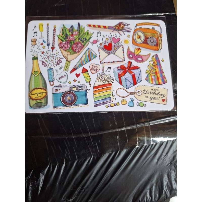 

kartu pos loupaper happy birthday postcard