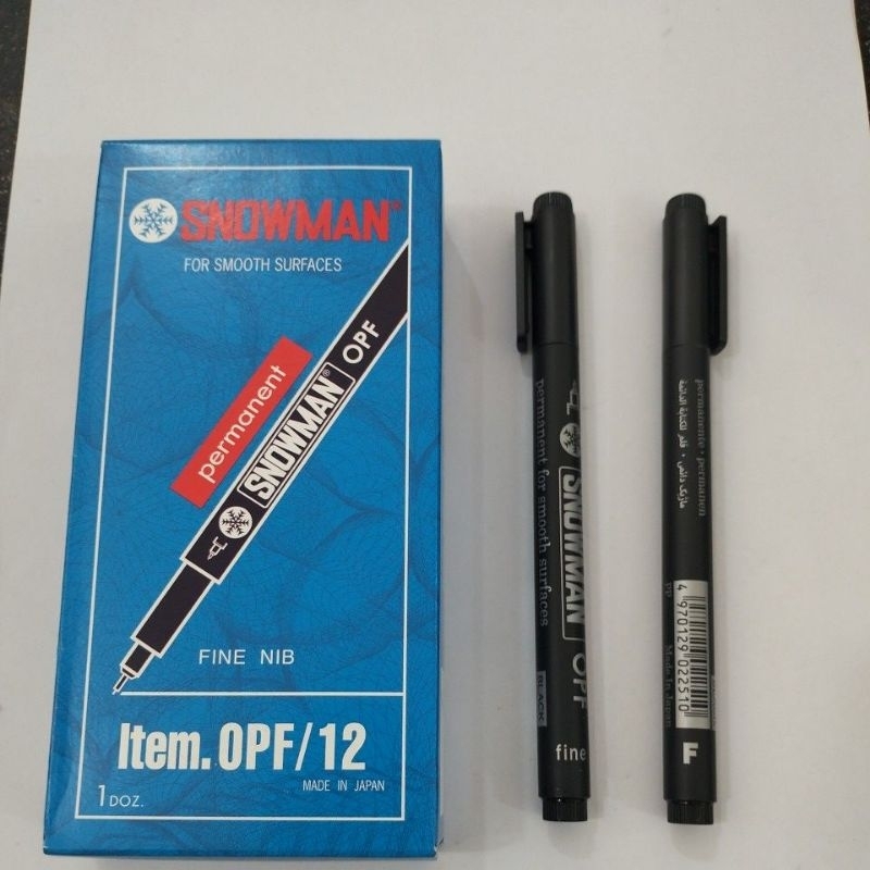 

(ecer)Spidol OPF/12 Snowman Permanent Marker