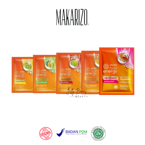 Jellybeans | Makarizo Hair Energy Creambath Sachet 15ml 30ml 60ml