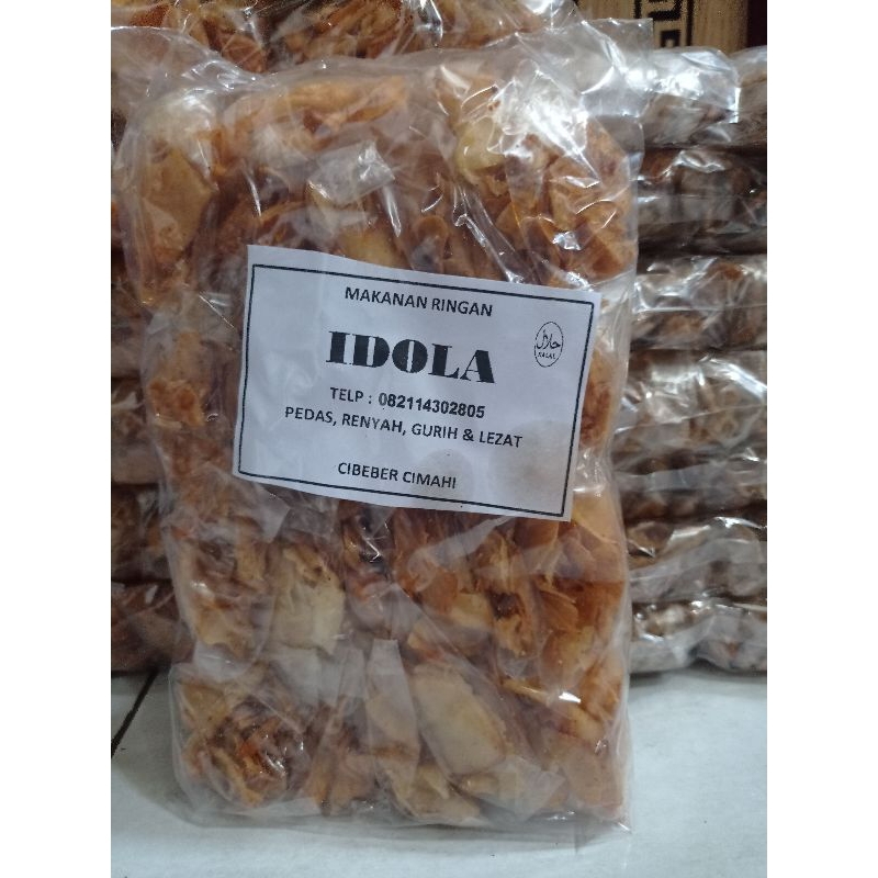 

keripik setan / keripik kriwil pedas cikruh 500an