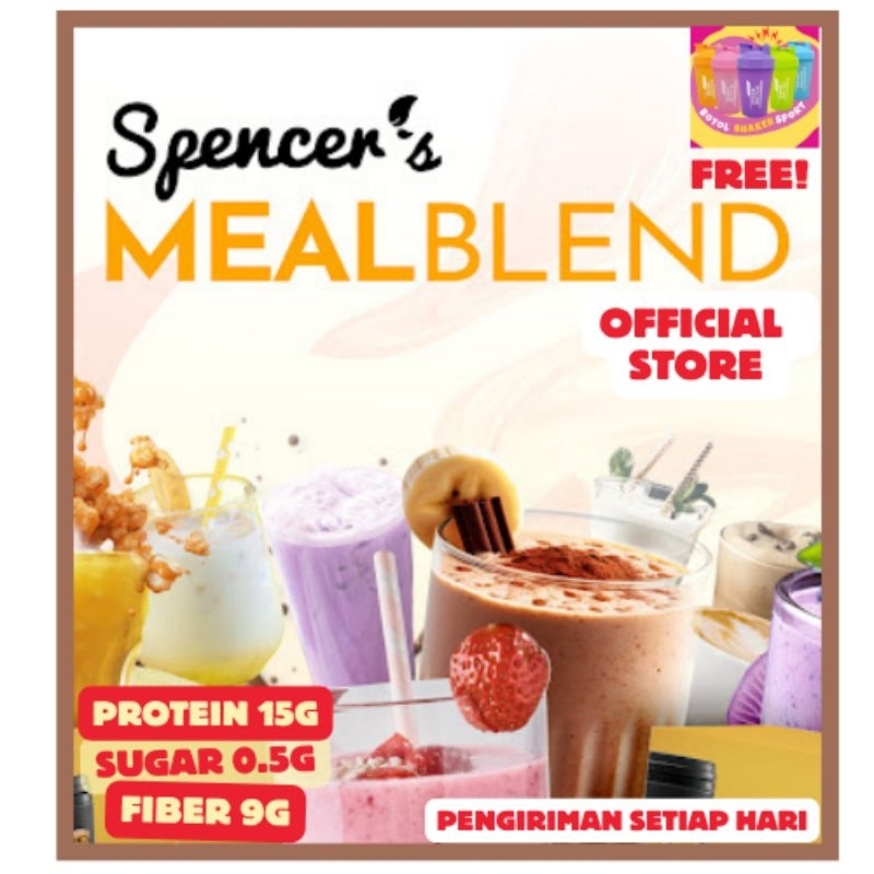 

PROMO BUNDLING!! Spencers Mealblend 4 box meal replacement-solusi sehat langsing cepat-multigrain-10 varian rasa