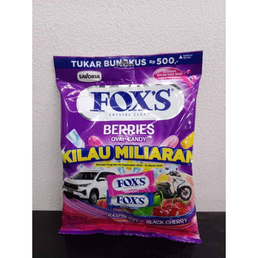 

FOXS BERRIES OVAL CANDY 125G