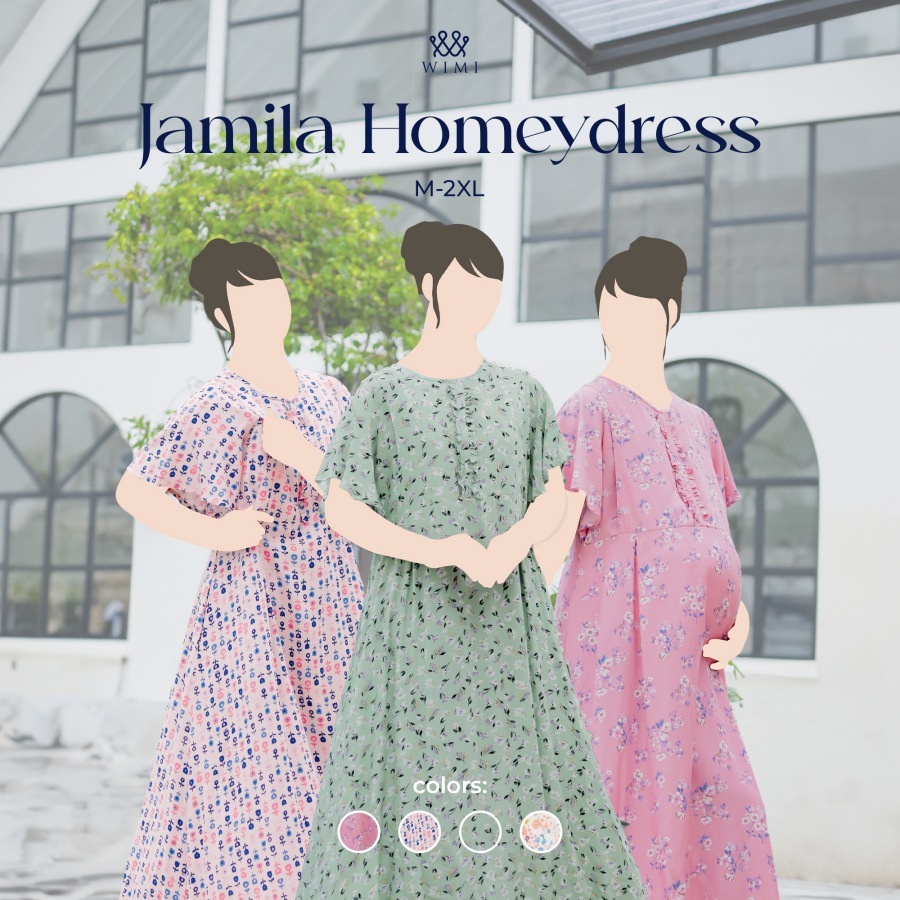 Wimi - Jamila Homeydress | Baju Ibu Hamil dan Ibu Menyusui