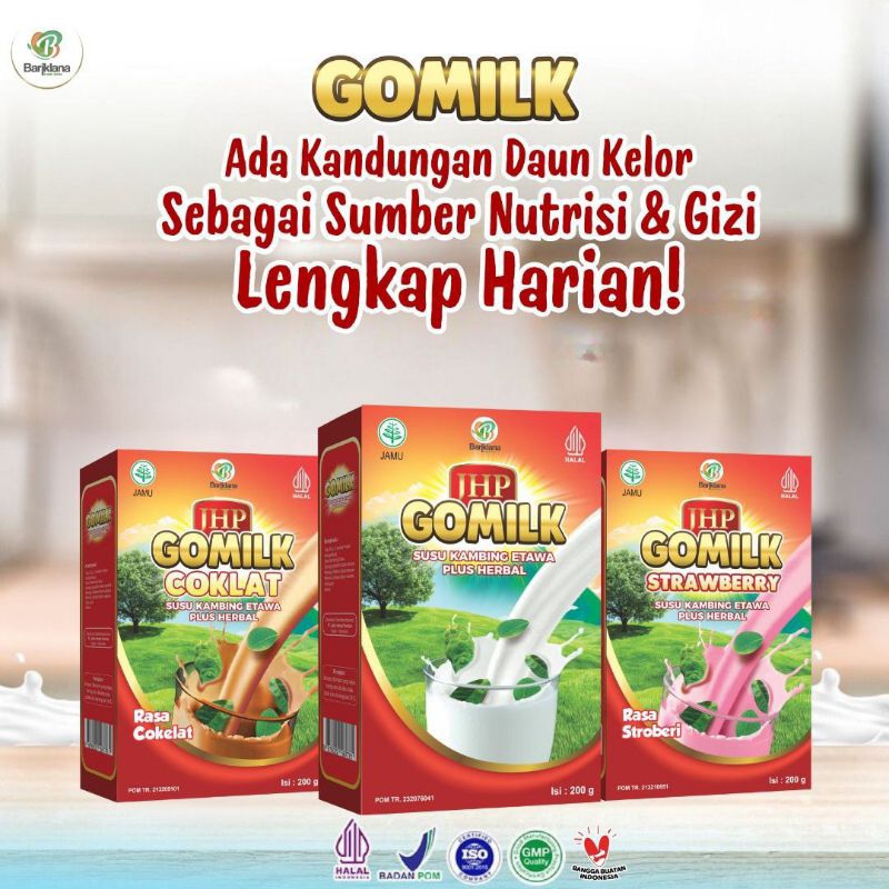 

Gomilk 200g Susu Kambing Etawa Plus Herbal