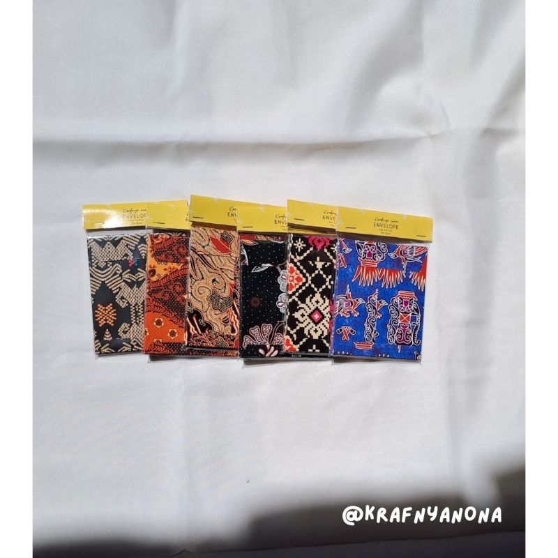 

Amplop/ Angpau batik isi 10 pcs - Envelope set