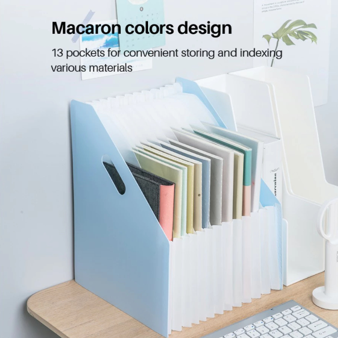 

Deli Map Dokumen Expanding File A4 Macaron EB41102 | Warna Biru, Tosca, Pink, Plastik PP