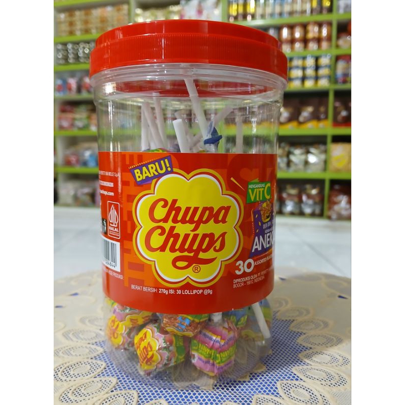 

PERMEN CHUPA CHUPS 270 GRAM 30 PIC