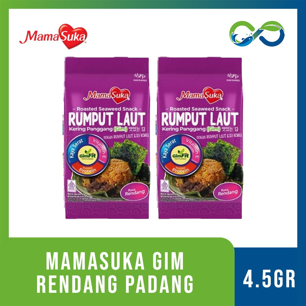 

[AquaEcoFarm] RUMPUT LAUT MAMASUKA ALL VARIAN NORI BBQ CHICKEN GHOST PAPPER JAGUNG BAKAR RENDANG TELUR ASIN PEDAS SOTO LAMONGAN per Pack (2pcs) BANDUNG