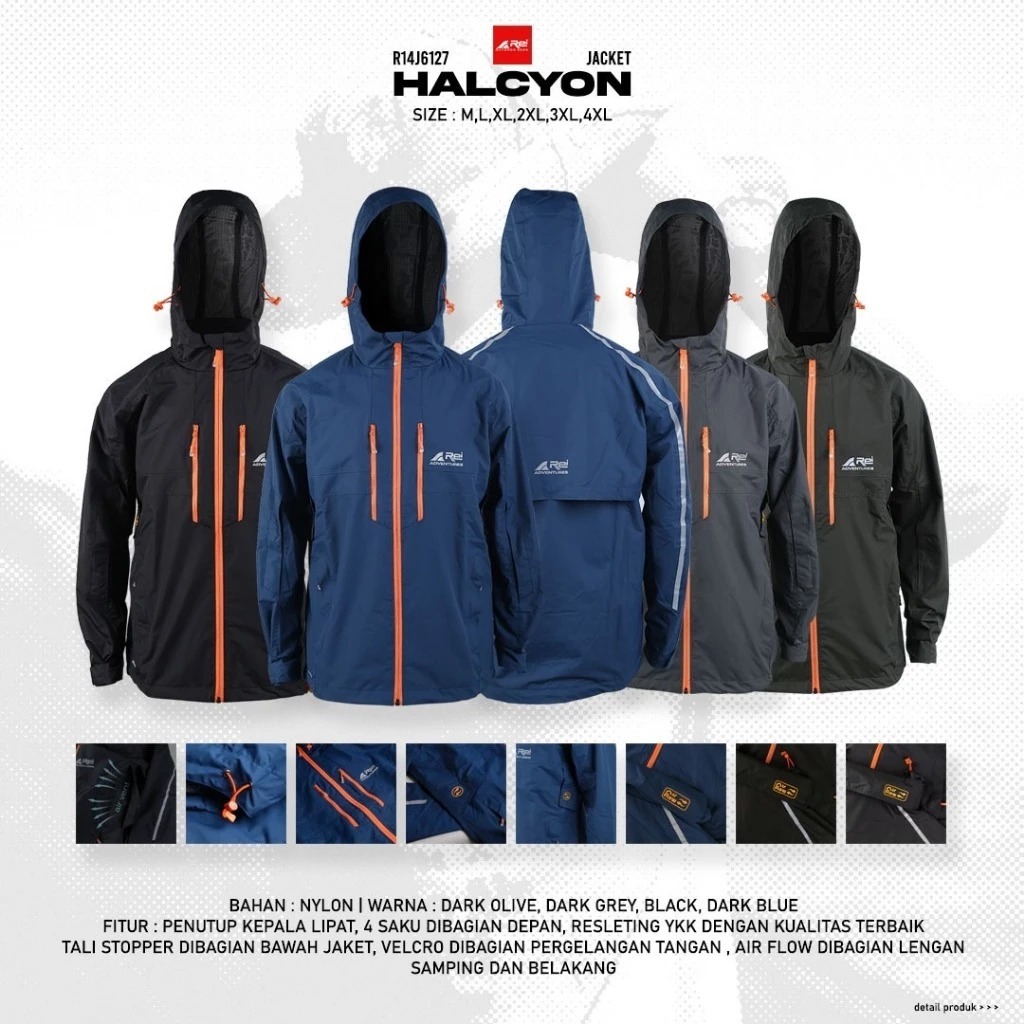 Jaket Pria Arei Halcyon Arei Outdoorgear
