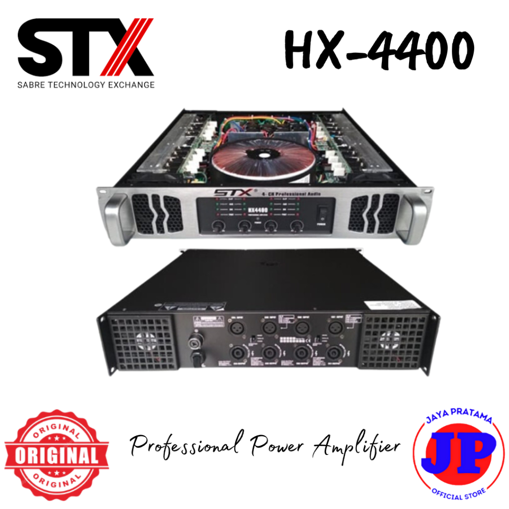 STX HX4400 Professional 4-Channel Power Amplifier Original HX-4400