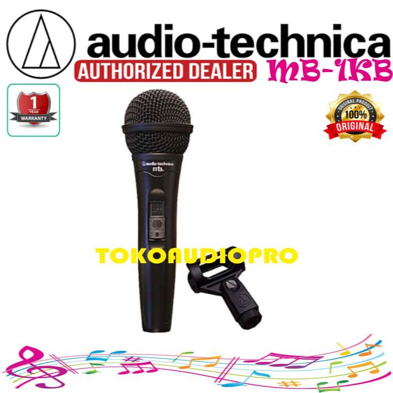 Mic Audio Technica MB1KB Microphone Dynamic Original MB-1KB