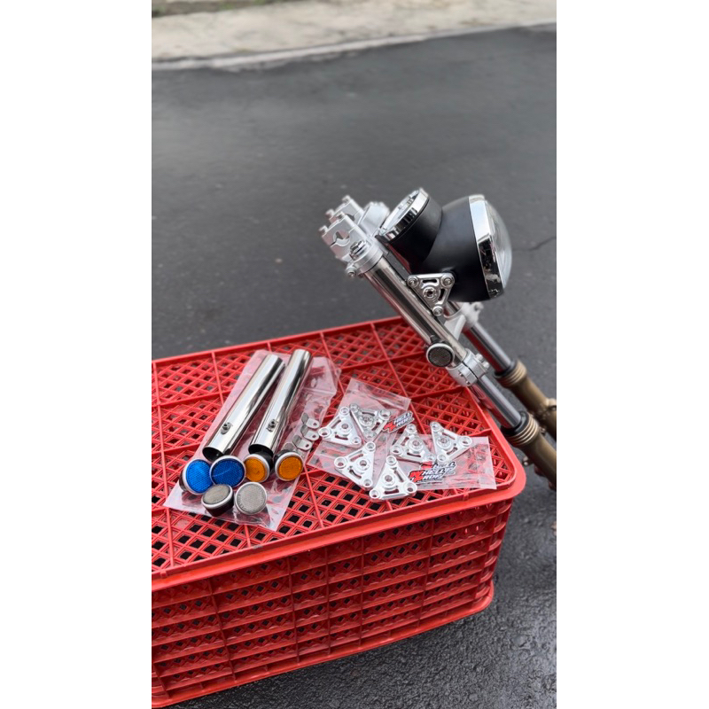 kupingan k5 cnc whellprof kupingan lampu k5 cnc wp breket lampu k5 cnc whellprof WP part set slongso