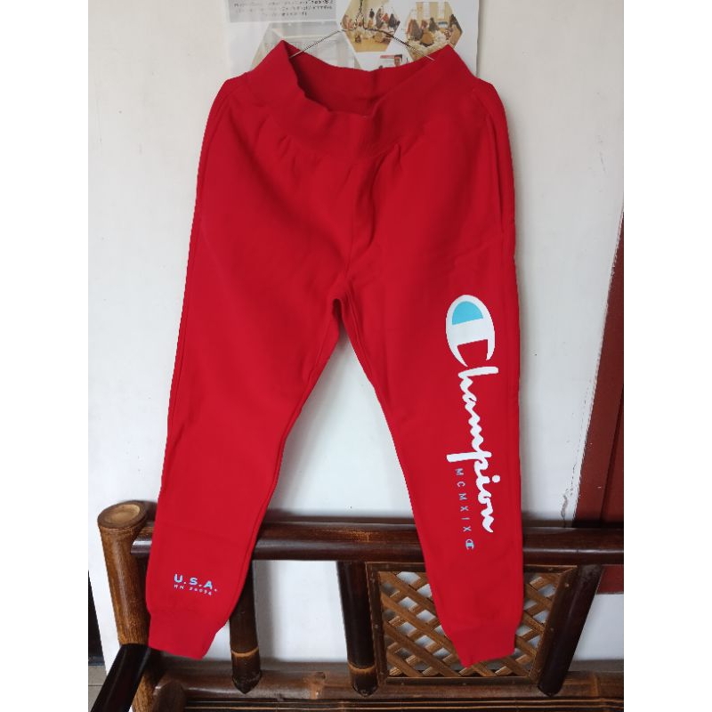 Champion x RWSS celana jogger pants kondisi baru (sisa ekspor)