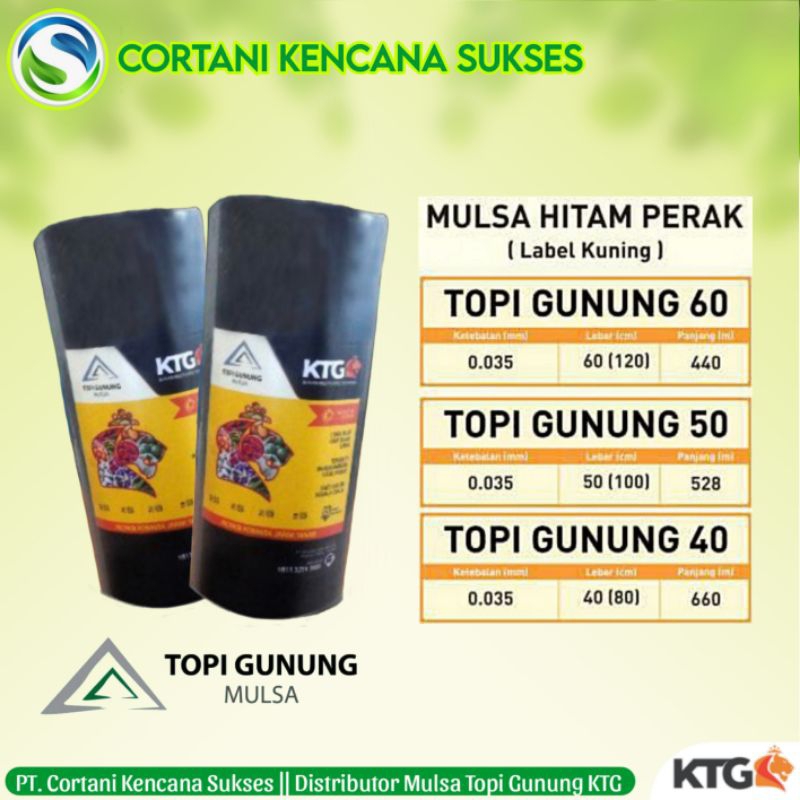 Mulsa Hitam Perak TOPI GUNUNG 17 kg